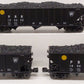 Lionel 6-11891 O Gauge Pennsylvania 3-Bay Open Hopper Car Set EX/Box