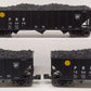 Lionel 6-11891 O Gauge Pennsylvania 3-Bay Open Hopper Car Set EX/Box