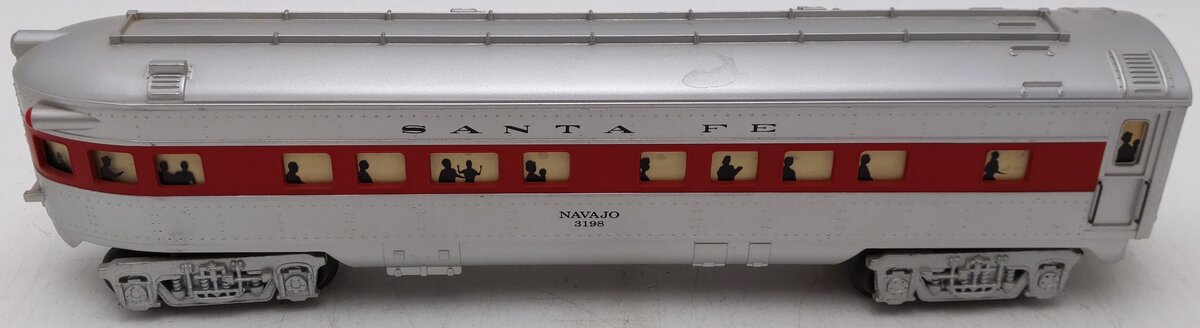 K-Line K4530-3198 O Santa Fe "Navajo" 12.5" Streamliner Observation Car #3198 EX