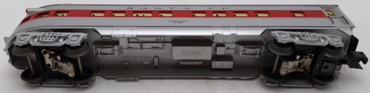 K-Line K4530-3198 O Santa Fe "Navajo" 12.5" Streamliner Observation Car #3198 EX