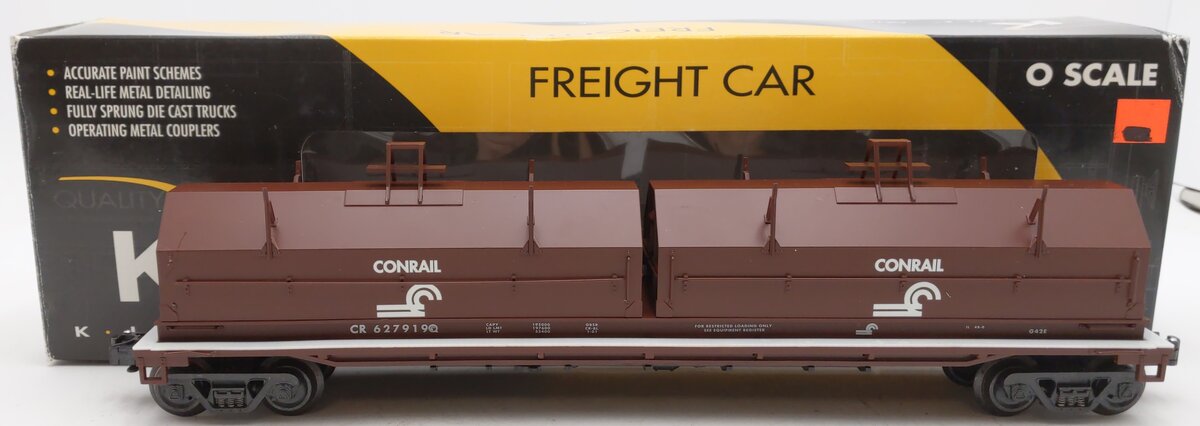 K-Line K676-1412 O Gauge Conrail Coil Car #627919 EX/Box