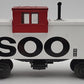 Lionel 6-19720 O Gauge Soo Line Extended Vision Caboose VG