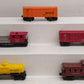 Assorted Lionel O Scale Freight Cars #6017 #6119 #9050 #6014 VG