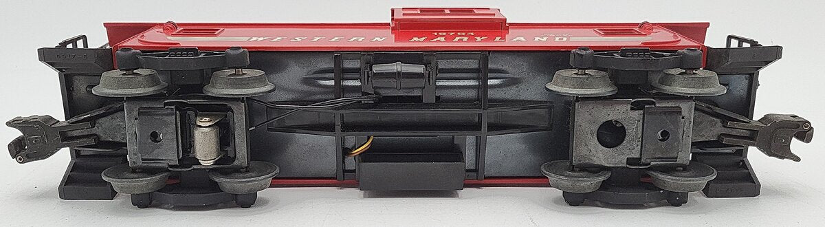 Lionel 6-19704 O Gauge Western Maryland Extended Vision Caboose w/Smoke EX