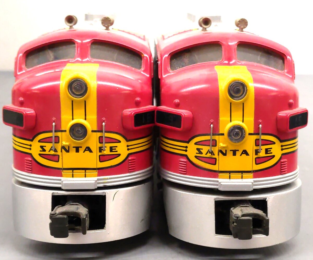 MTH 30-2153-1 O Santa Fe El-Capitan Diesel Locomotive Set w/PS1 EX/Box