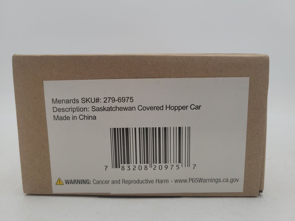 Menards 279-6975 O Gauge Saskatchewan Covered Quad Hopper #5653 EX/Box