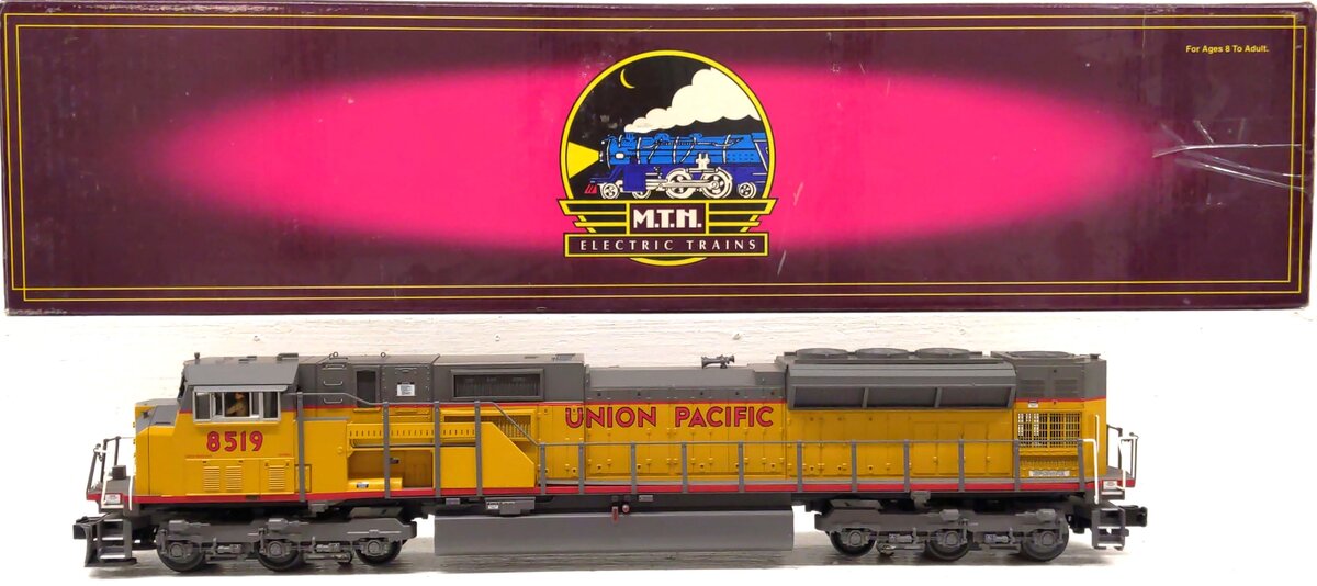 MTH 20-2475-1 O Gauge Union Pacific SD90MAC Diesel Locomotive #8519 w/ PS2 EX/Box