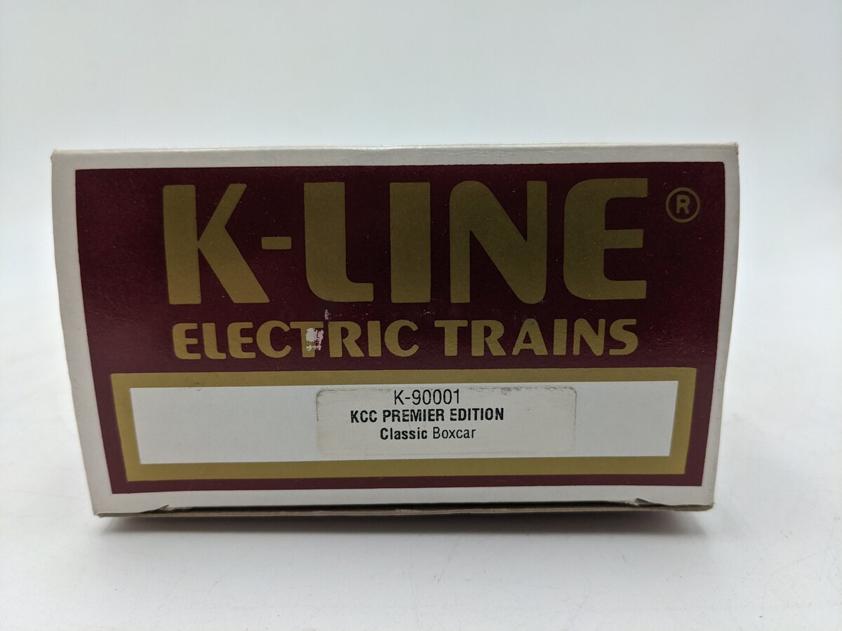 K-Line k-90001 O Gauge KCC Premier Edition Classic Boxcar EX/Box