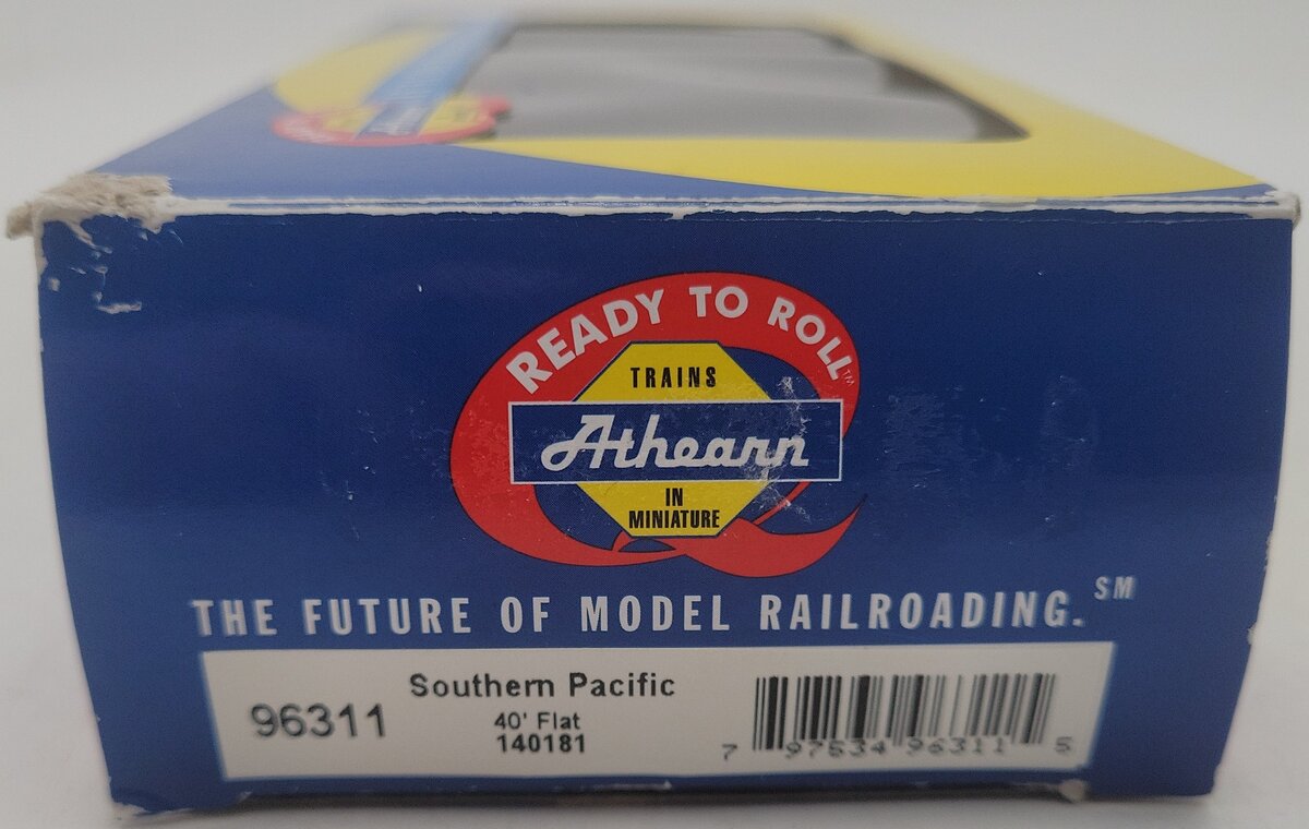 Athearn 96311 HO Scale Southern Pacific 40' Flatcar w/Plane #140181 EX/Box