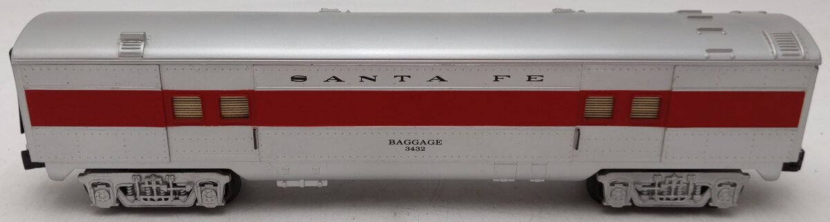 K-Line K3432 O Santa Fe 12.5 Streamliner Baggage Car #3432 EX