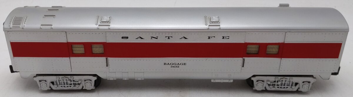 K-Line K3432 O Santa Fe 12.5 Streamliner Baggage Car #3432 EX