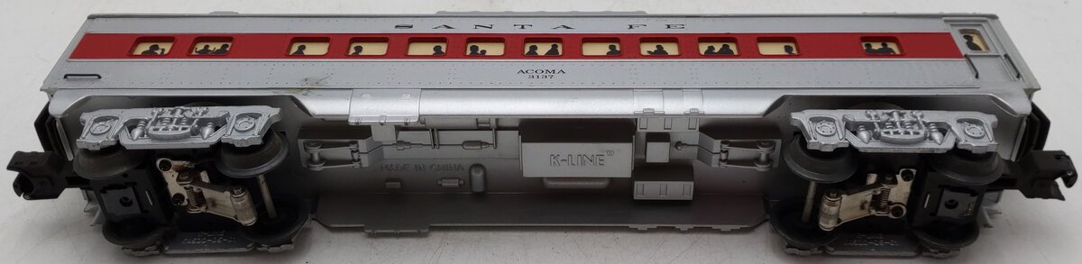 K-Line K3137 O Santa Fe "Acoma" 12.5" Streamliner Vista Dome Car #3137 EX