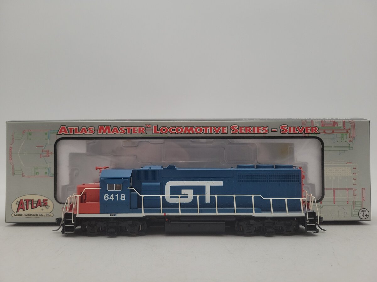 Atlas 10000347 HO Grand Trunk Western GP40-2 Diesel Locomotive #6418 -DC/DCC EX/Box