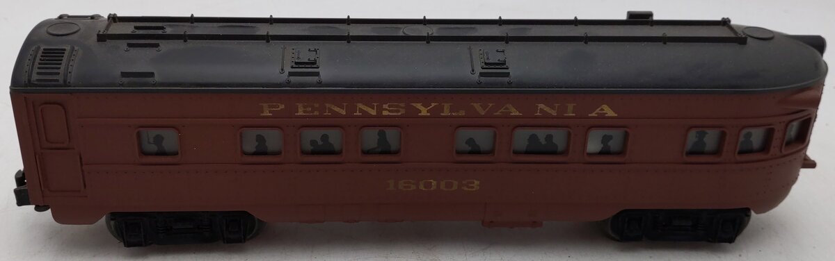 Lionel 6-16003 O Gauge Pennsylvania Tuscan Observation Car EX