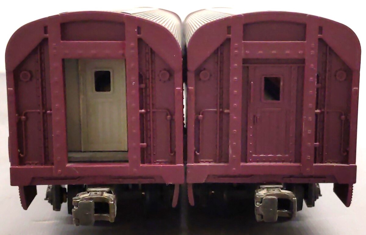 MTH 20-6114 O Gauge N&W 60' Aluminum Sleeper/Diner 2-Car Set (3-Rail) EX/Box