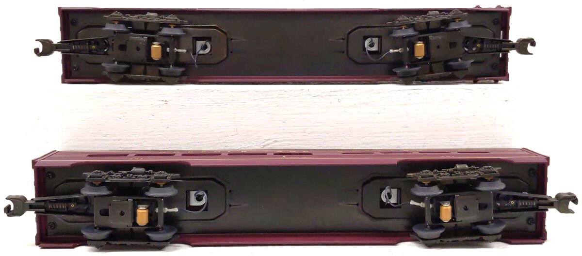 MTH 20-6114 O Gauge N&W 60' Aluminum Sleeper/Diner 2-Car Set (3-Rail) EX/Box