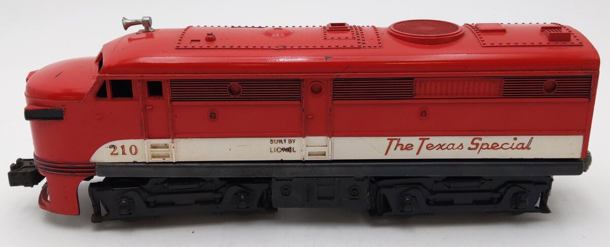 Lionel 210P Vintage O Texas Special Alco A Powered Diesel Loco VG