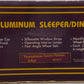 MTH 20-6117 O Gauge Pennsylvania Railroad 60' Aluminum Sleeper/Diner Set EX/Box