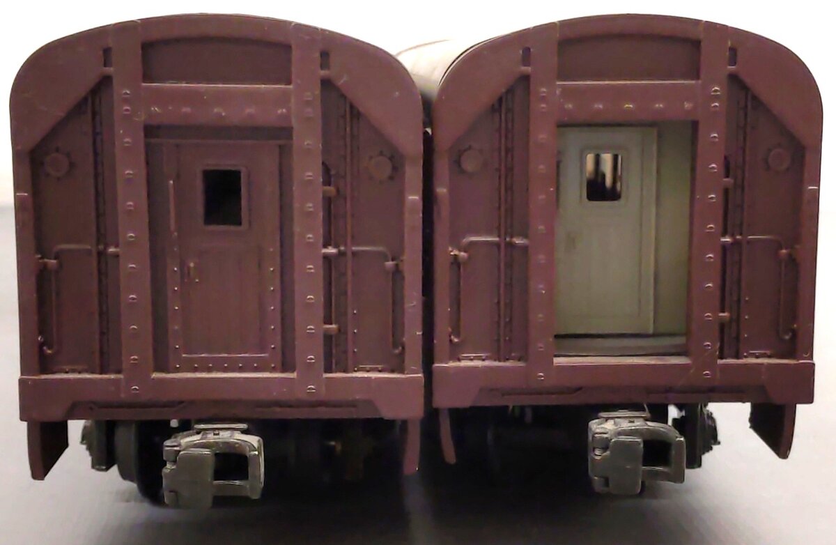 MTH 20-6117 O Gauge Pennsylvania Railroad 60' Aluminum Sleeper/Diner Set EX/Box