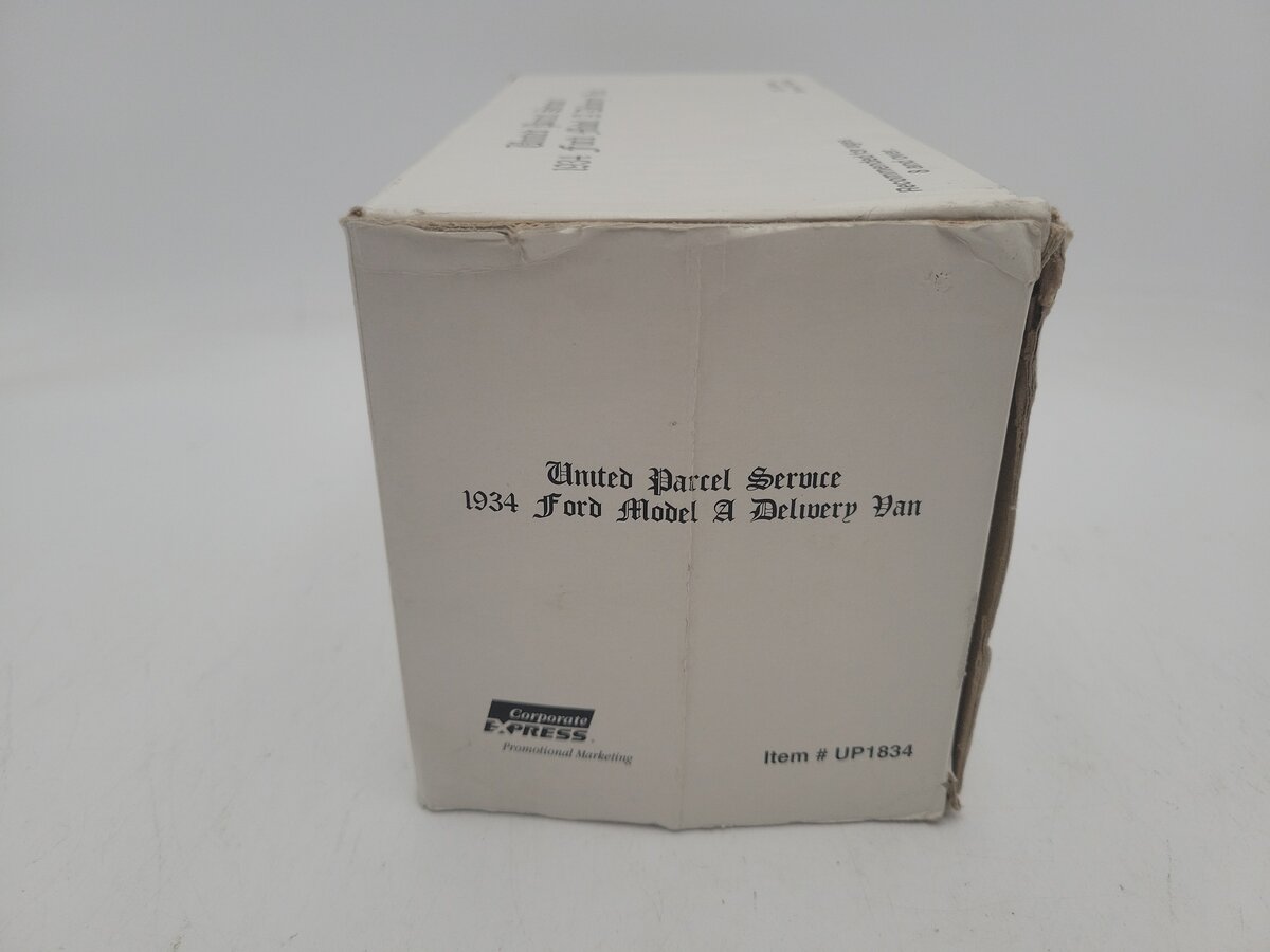 Corporate Express UP1834 1:28 Scale UPS 1934 Ford Delivery Van Diecast EX/Box