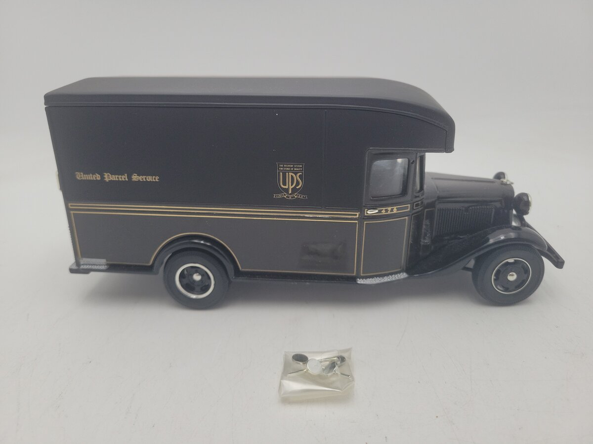 Corporate Express UP1834 1:28 Scale UPS 1934 Ford Delivery Van Diecast EX/Box