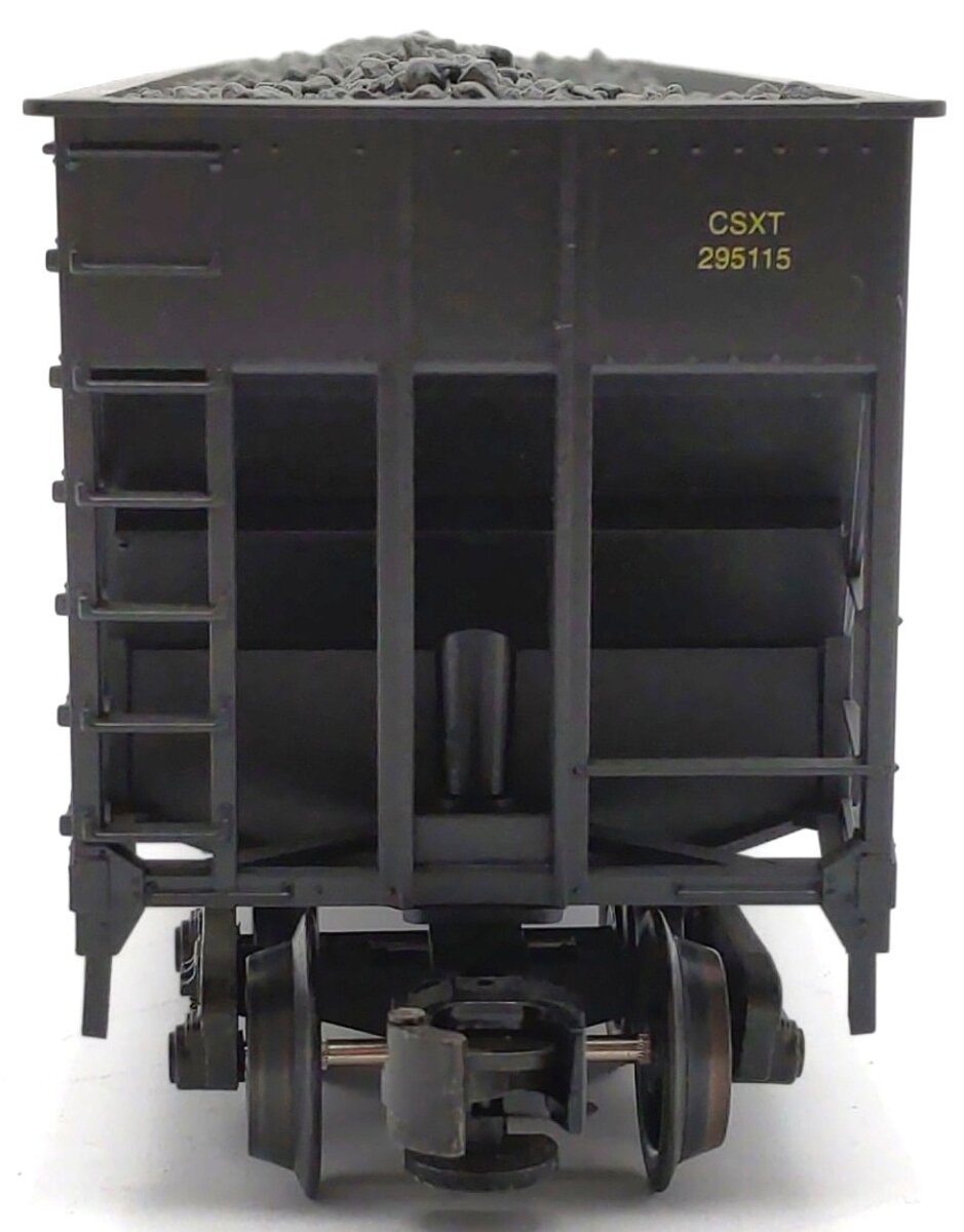 Weaver U4924LD O Scale CSX Transport 4-Bay High Side Hopper #295115 (3-Rail) LN