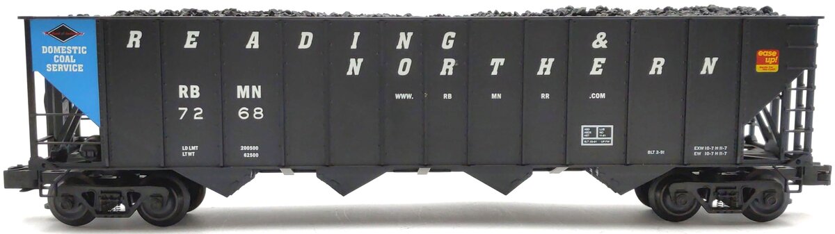 Weaver U4921L O Gauge RBMN 4-Bay High Side Hopper #7268 [3-Rail] LN