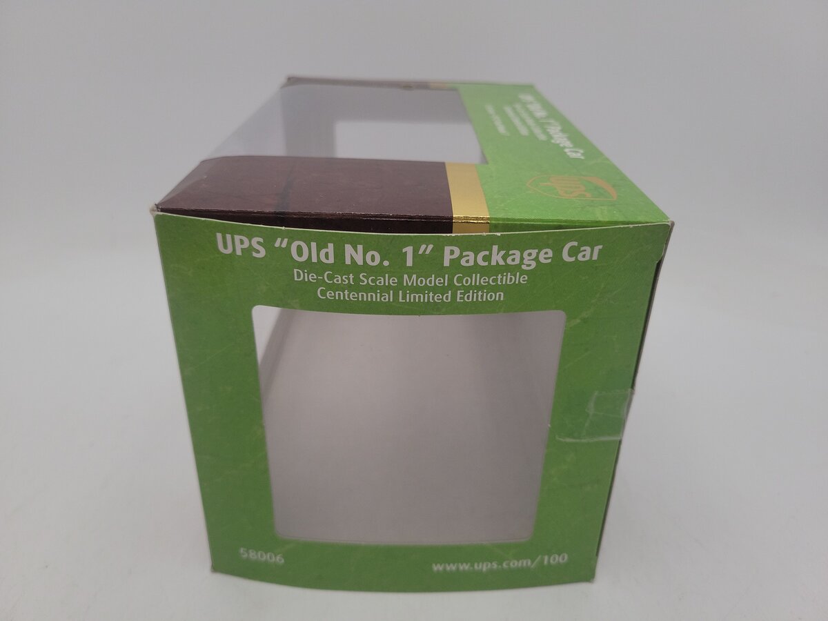 Norscot 58006 1:18 Scale Diecast UPS 1913 Ford Model T Old No 1 Package Car LN/Box