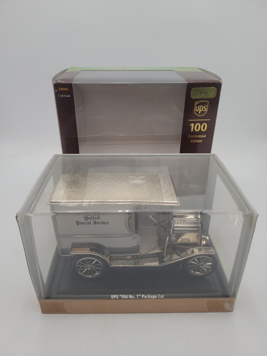 Norscot 58006 1:18 Scale Diecast UPS 1913 Ford Model T Old No 1 Package Car LN/Box