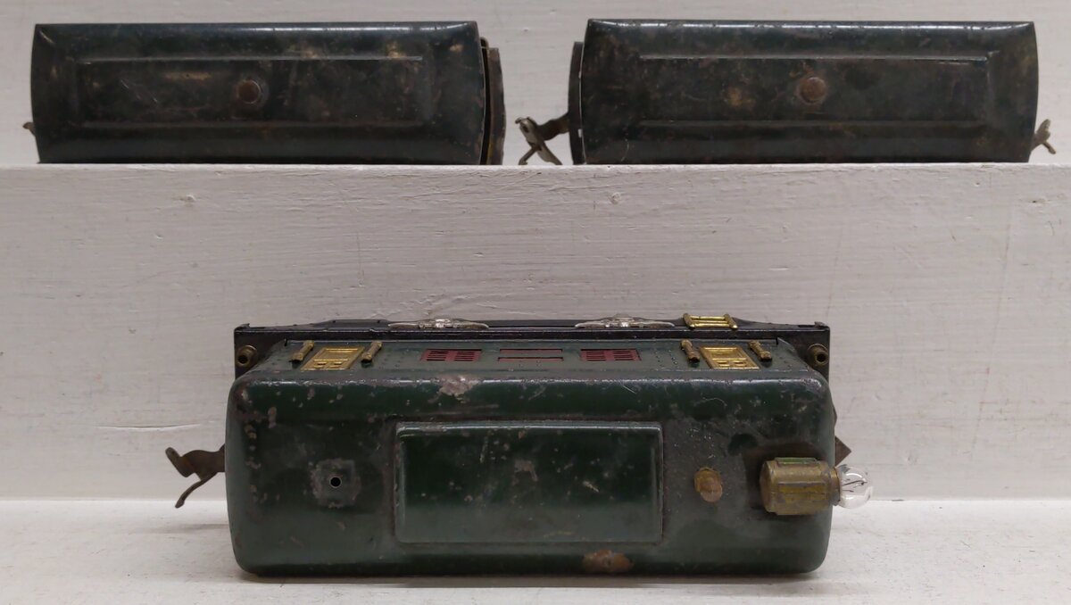 Lionel 248 O Vintage 0-4-0 Electric Powered Tinplate Passenger Set:248, 629, 630