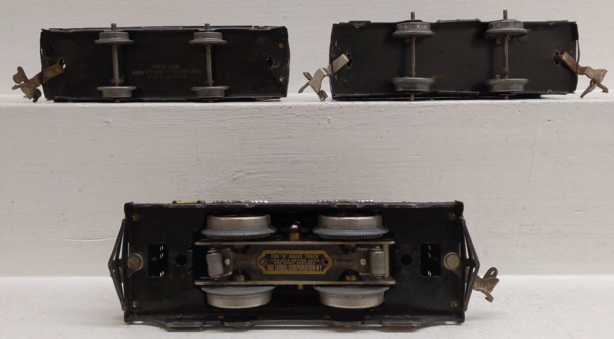 Lionel 248 O Vintage 0-4-0 Electric Powered Tinplate Passenger Set:248, 629, 630