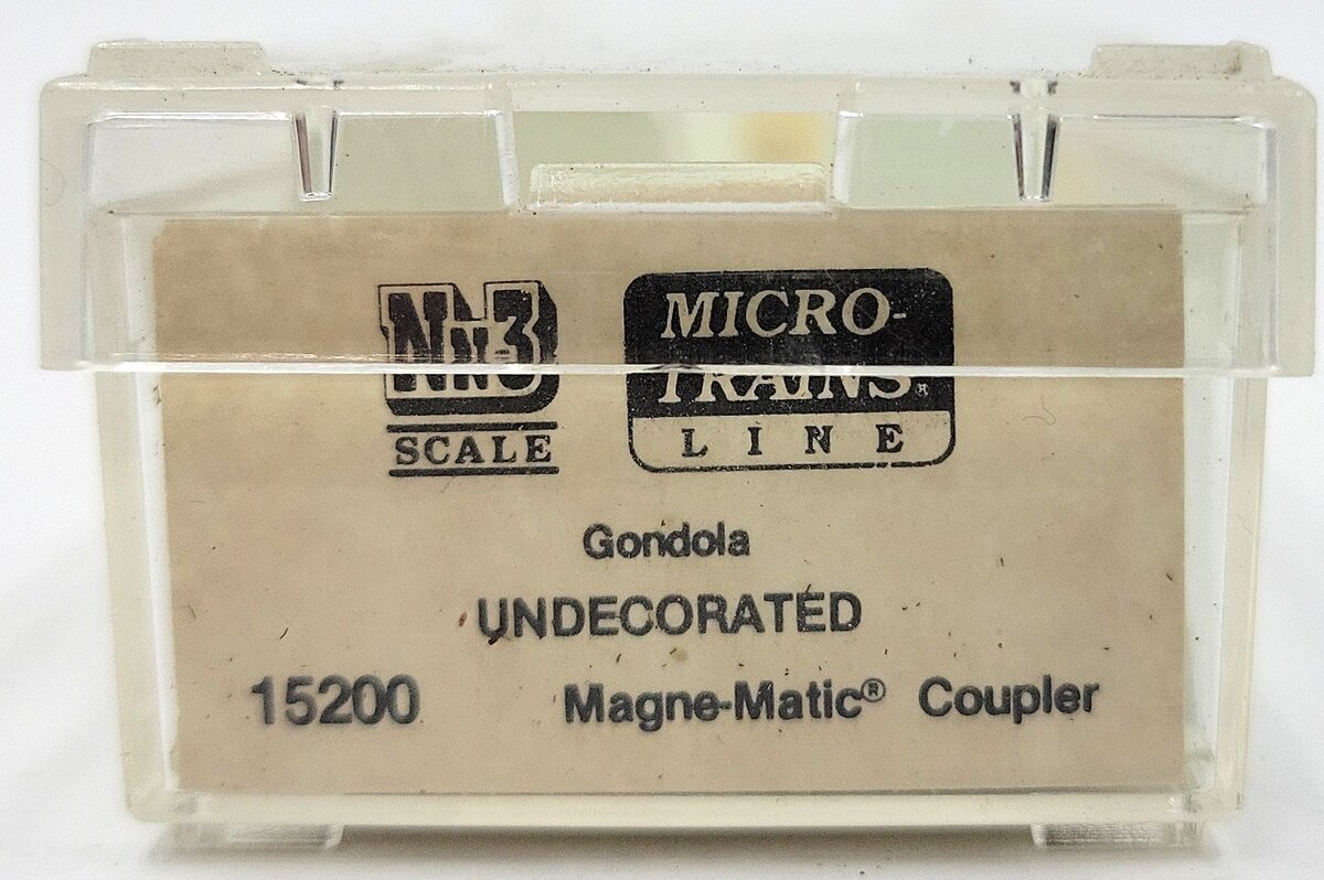 Micro-Trains 15200 Nn3 Scale Undecorated Gondola LN/Box