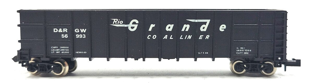 Roundhouse 8103 N Denver & Rio Grande Western Thrall Coal Gondola #56993 LN/Box