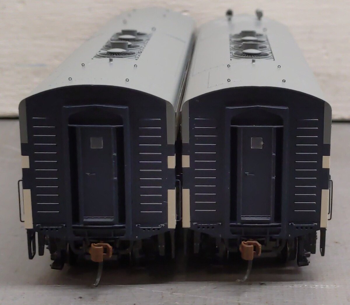 Athearn G15703 HO Scale Wabash F-7A/F-7B Diesel Locomotive Set #1103-A & 1103-B EX/Box