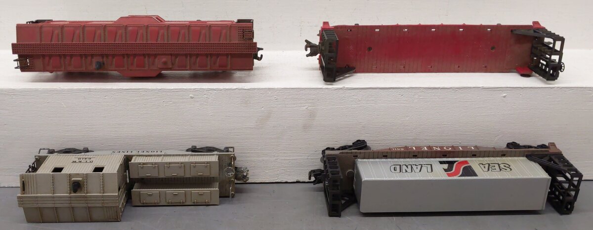 Lionel Vintage O Gauge Freight Cars #6467,6511,6419,6517 [4] VG
