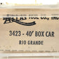 Atlas 3423 N Scale D&RGW Rio Grande 40' Boxcar #67534 LN/Box
