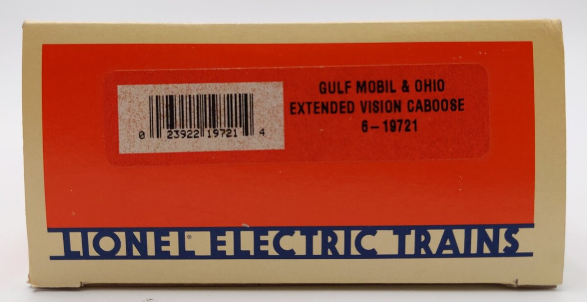 Lionel 6-19721 O Gulf Mobile & Ohio Extended Vision Caboose #2956 LN/Box