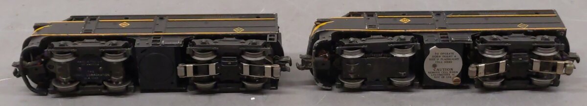 Lionel 2032 Vintage O Erie Alco AA Diesel Locomotive Set VG