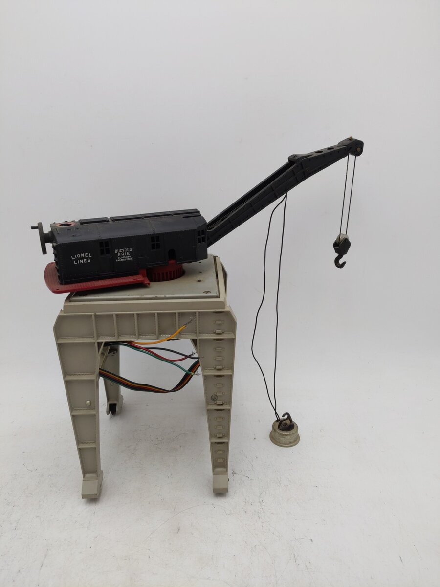 Lionel 282 Vintage O Bucyrus Erie Remote Control Gantry Crane VG