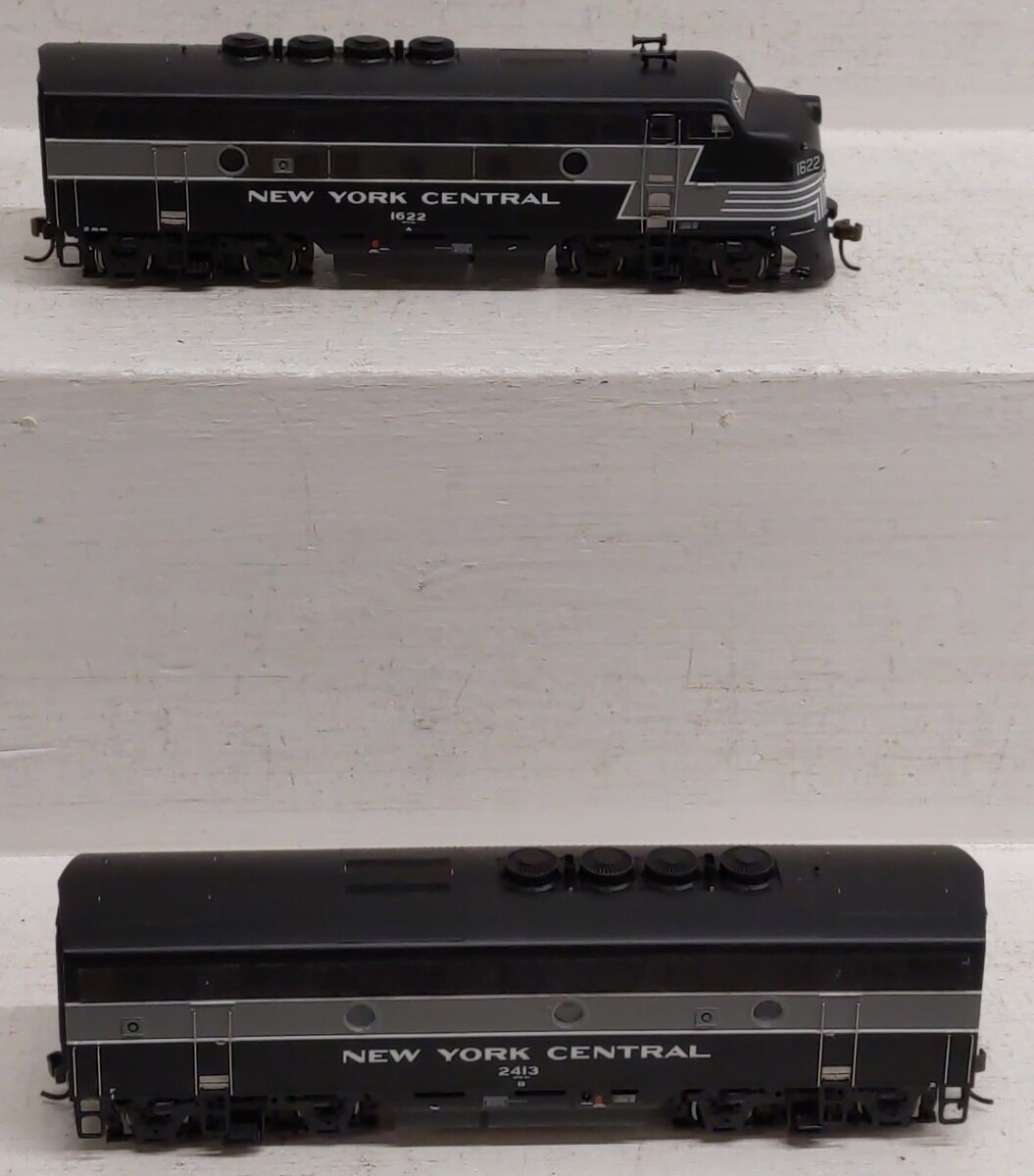 Athearn OG2500B HO Scale New York Central F3A/F3B Locomotive Set #1622 & #2413 EX/Box