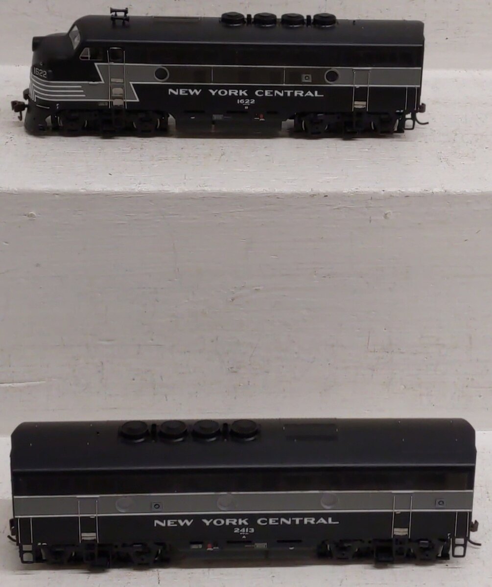 Athearn OG2500B HO Scale New York Central F3A/F3B Locomotive Set #1622 & #2413 EX/Box