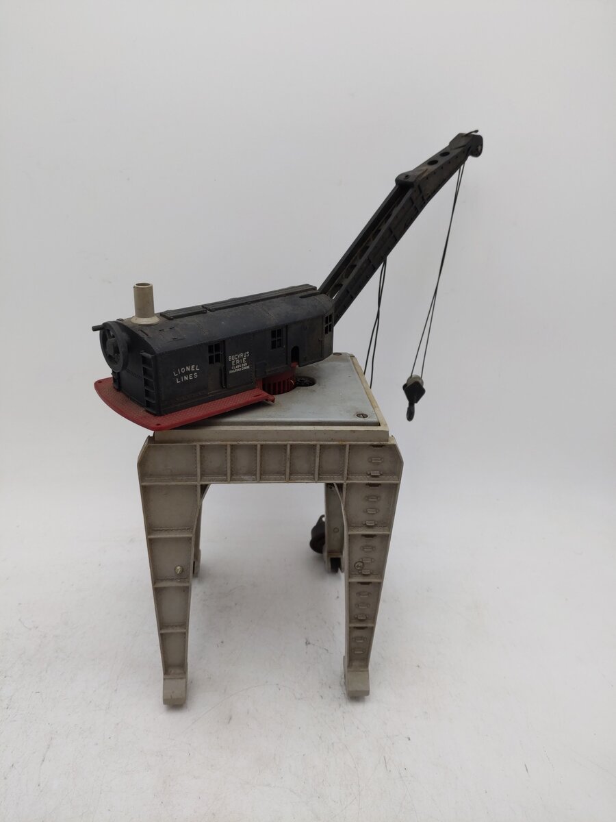 Lionel 282 Vintage O Bucyrus Erie Remote Control Gantry Crane VG