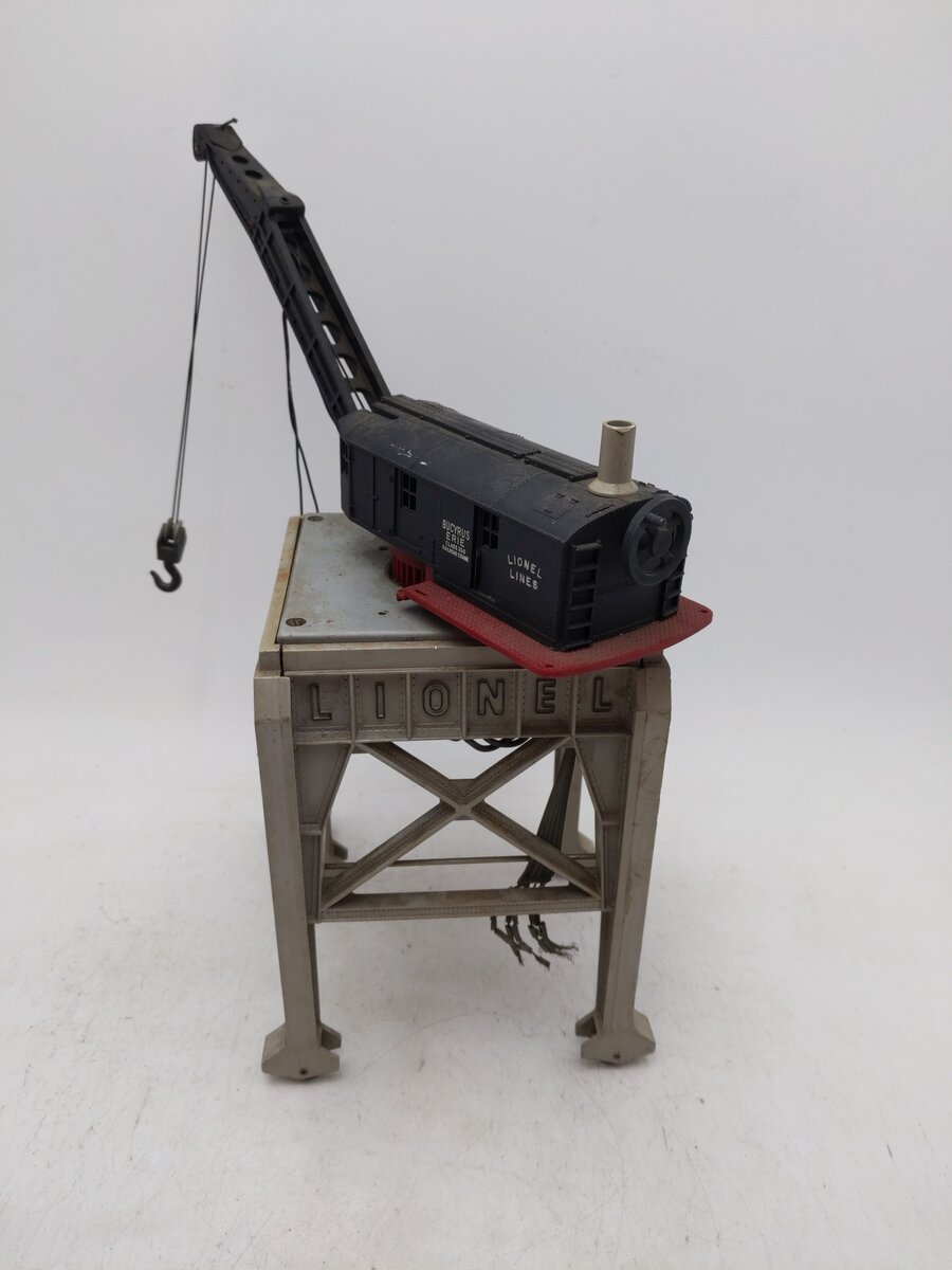 Lionel 282 Vintage O Bucyrus Erie Remote Control Gantry Crane VG