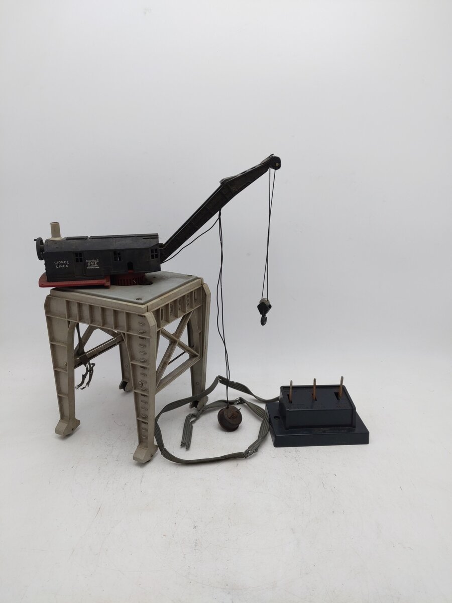 Lionel 282 Vintage O Bucyrus Erie Remote Control Gantry Crane VG