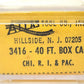 Atlas 3416 N Scale The Rock 50' Boxcar #48750 LN/Box