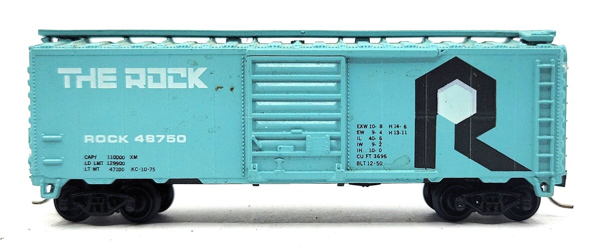 Atlas 3416 N Scale The Rock 50' Boxcar #48750 LN/Box