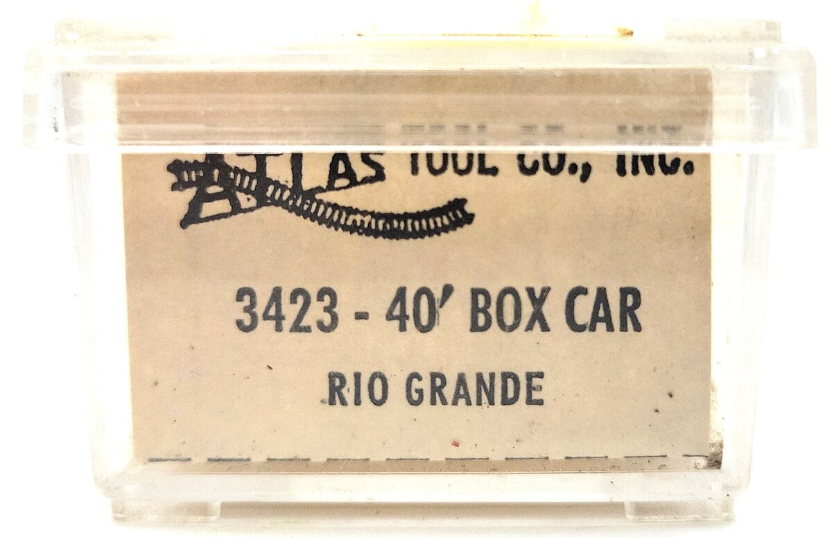 Atlas 3423 N Scale D&RGW Rio Grande 40' Boxcar #67418 LN/Box