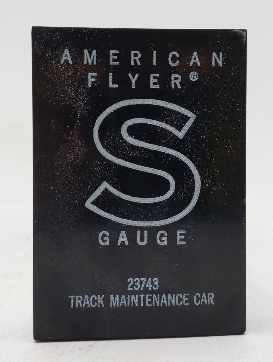 American Flyer 23743 Vintage S Track Maintenance Car w/Kleer-Pak EX/Box
