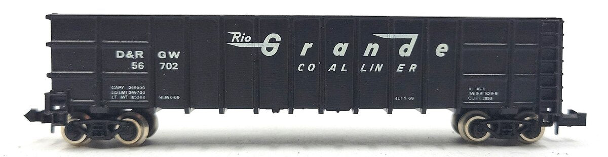 Roundhouse 8103 N Denver & Rio Grande Western Thrall Coal Gondola #56702 LN/Box