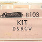 Roundhouse 8103 N Denver & Rio Grande Western Thrall Coal Gondola #56702 LN/Box